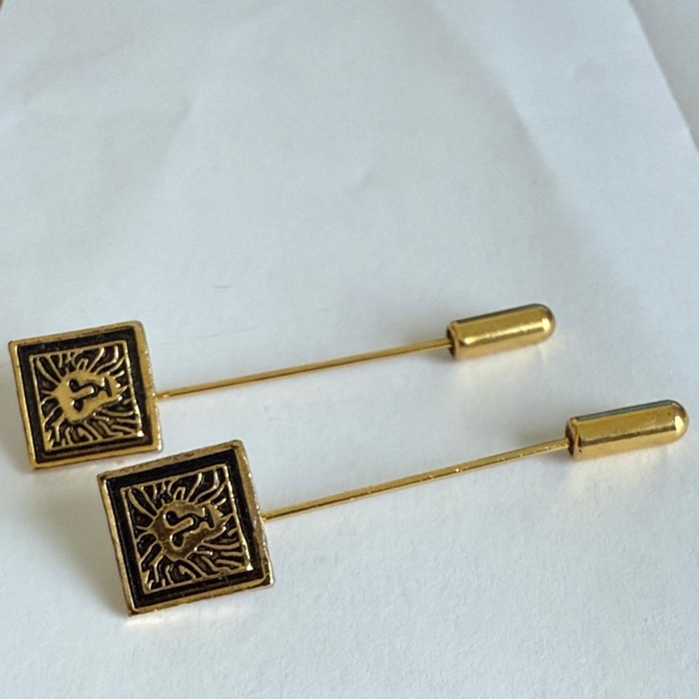 Lot of Vintage Anne Klein Gold-tone Stick Pins - Picture 2 of 10